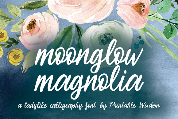 Moonglow Magnolia Font preview 6