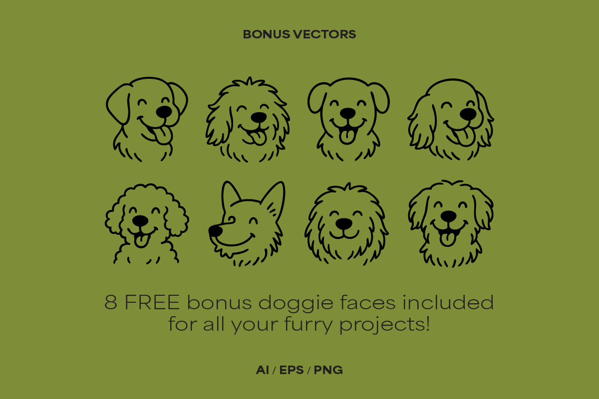 Furry Friends Cartoon Display Font, a Handwritten Font by Sarah Baker (Photo 8 of 8)