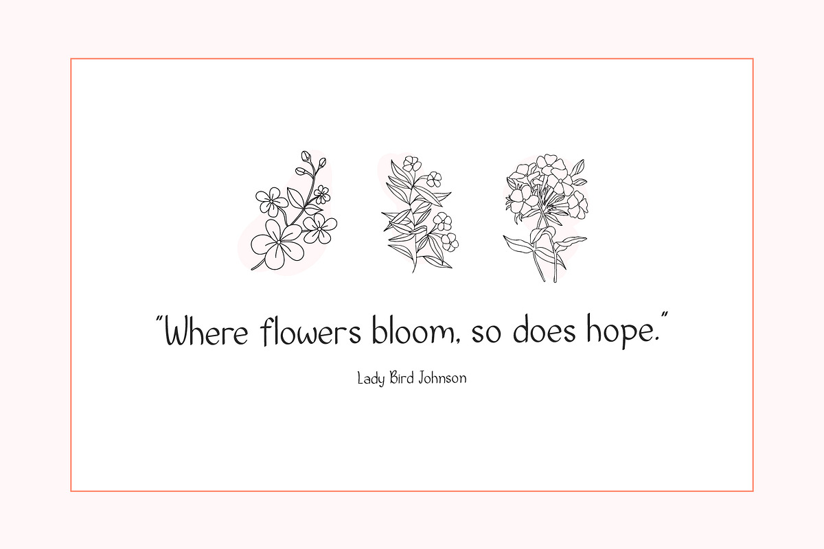 Wildflower Dreams Font & Flowers, a Handwritten Font by Kaya Fonts (Photo 13 of 20)
