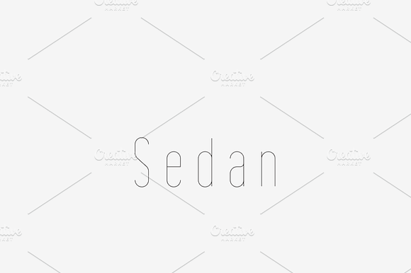 Sedan - Laser, Craft Cutter Font preview 6