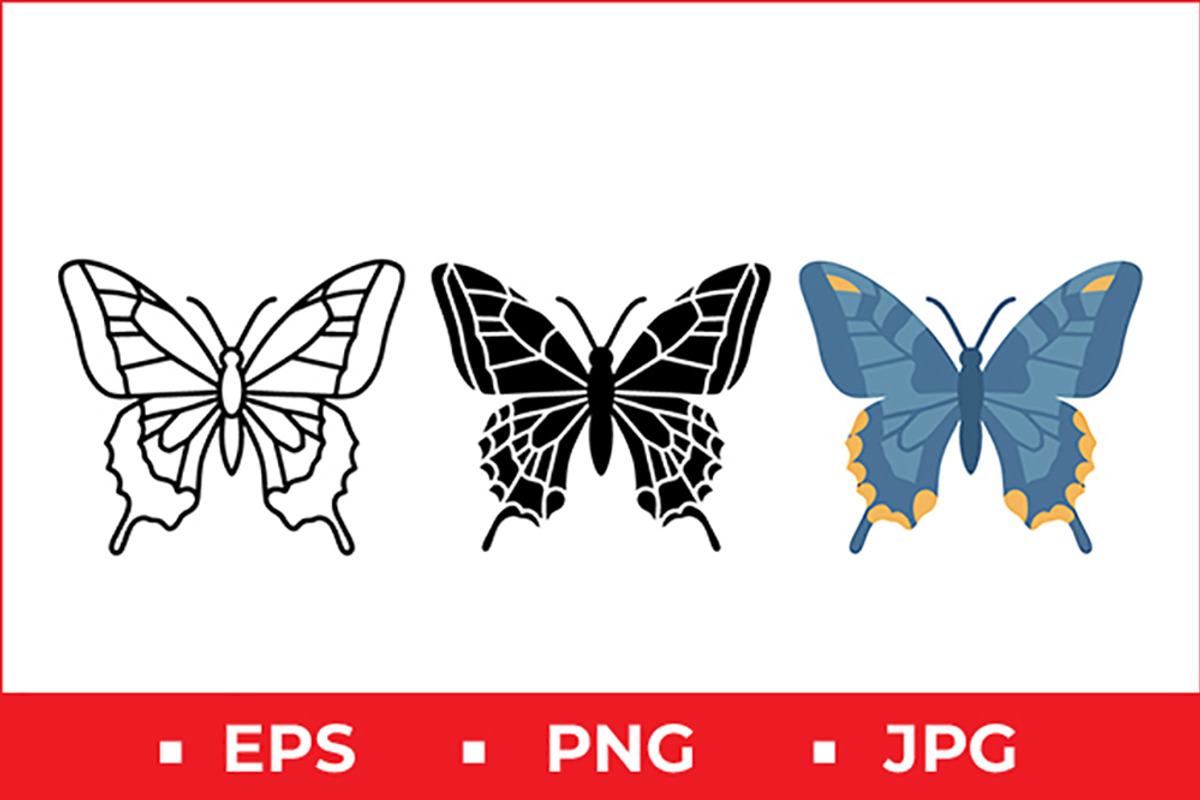 Butterfly Wings Vector Design, a Solid Icon by Artonix (Photo 1 of 2)
