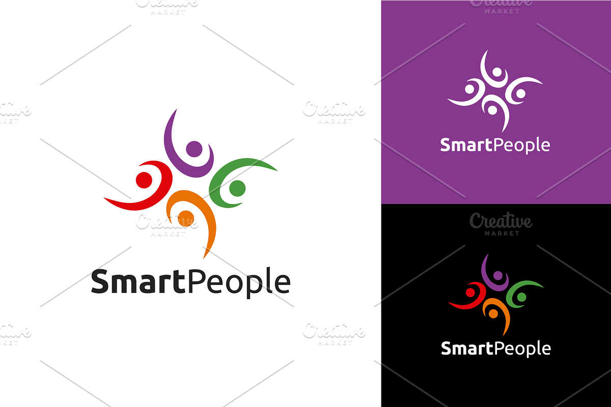 Smart People Logo Vector Simple, a Branding & Logo Template by zaqilogo (Photo 1 of 2)