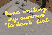 JOMO Carefree Detox Vibe Script, a Script Font by Struvictory.art (Thumbnail 8 of 8)