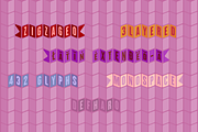 Zigzageo -3 fonts-, a Sans Serif Font by deFharo (Thumbnail 2 of 5)