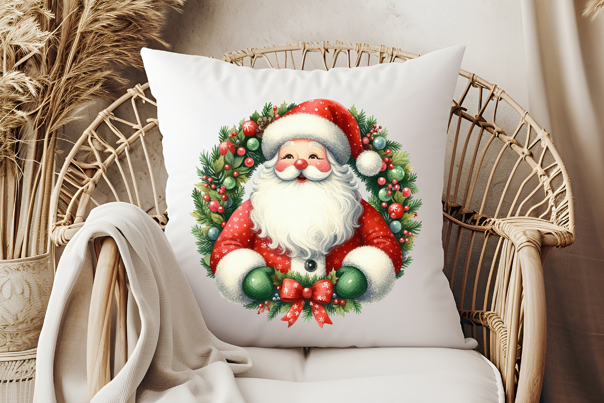 Retro Santa Clipart, an Illustration by Pixels.Craft (Photo 7 of 7)