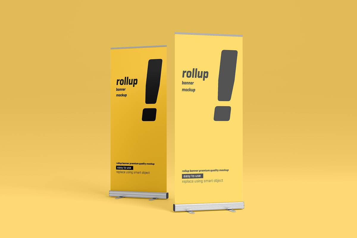 Roll Up Banner Mockup, an Advertising Mockup by Toasin Studio (Photo 9 of 23)