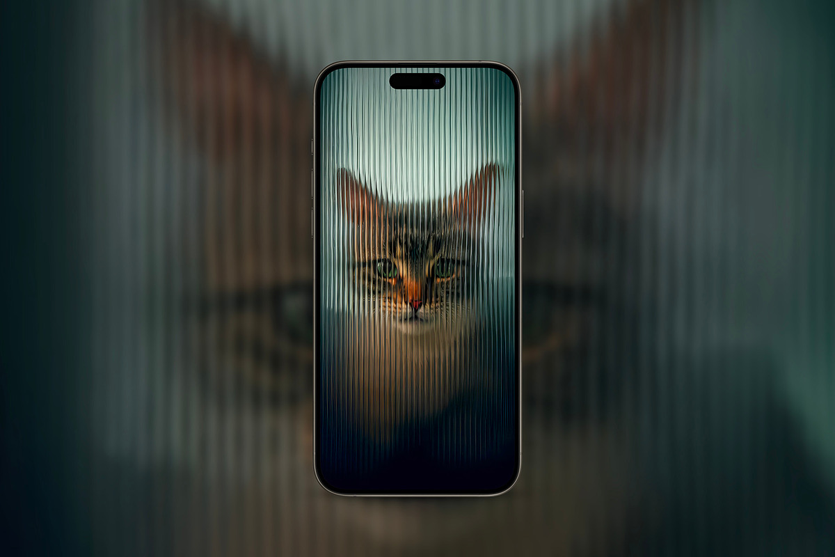 Glass Phone Wallpapers Pack, a Wallpaper Graphic by Nazar Hrabovyi (Photo 3 of 10)