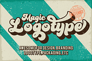 Bratsy Script - Layered Retro Font, a Script Font by figuree studio (Thumbnail 5 of 10)