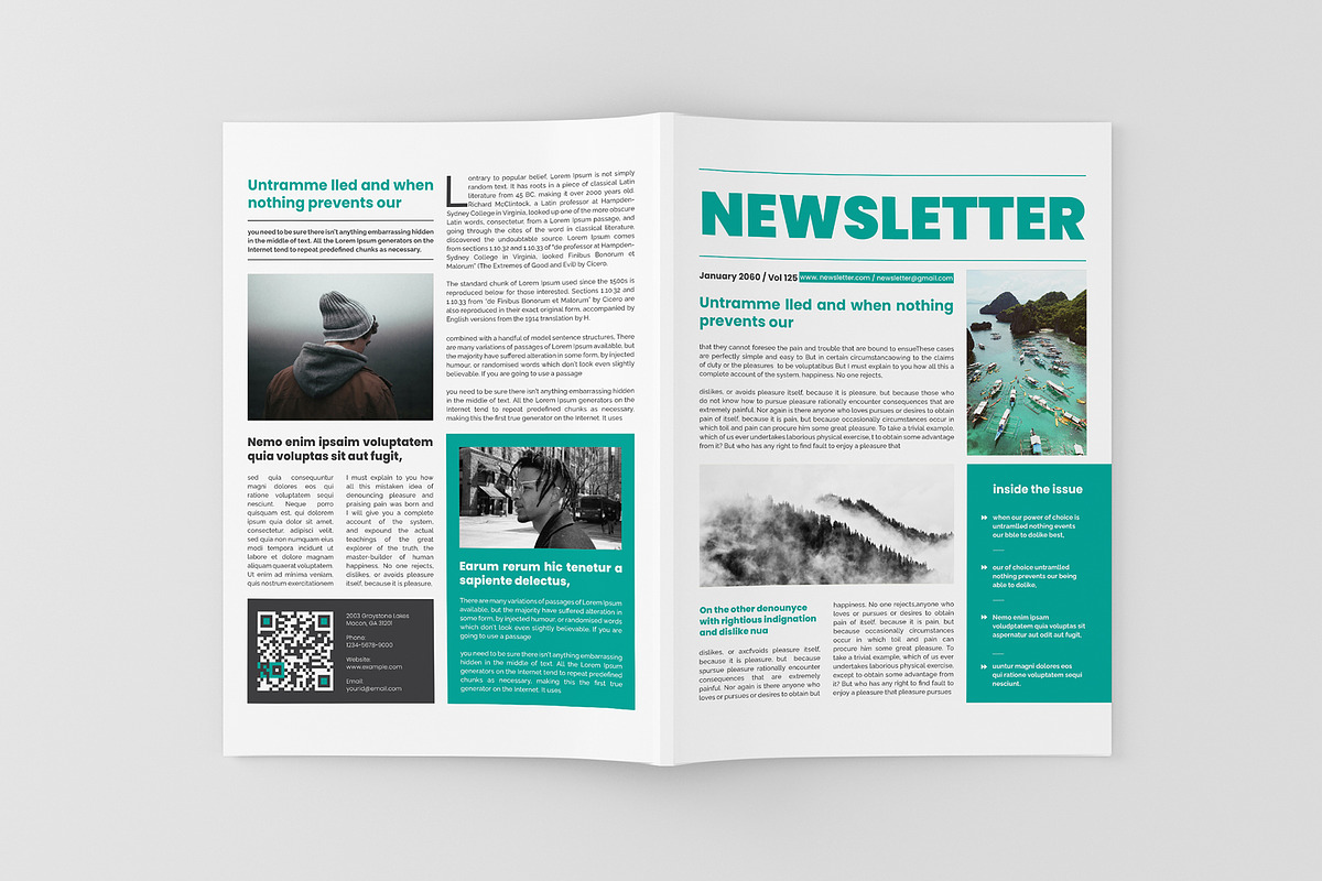 Multipurpose Newsletter, a Stationery Template by Runner Design (Photo 7 of 10)