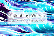 Set of JPG backgrounds Sea wave, a Texture Illustration by AlexZeL (Thumbnail 1 of 4)