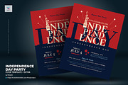 Independence Day Party Flyer, a Flyer Template by kinzi21 (Thumbnail 2 of 3)