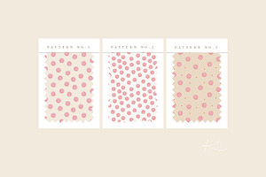 PEACH SMILE PATTERN / Seamless