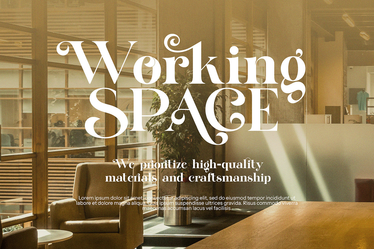 Baglin Elegant Ligature Serif Font, a Serif Font by Perfectype (Photo 6 of 8)