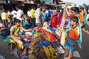 Goa market, a Photo by saiko3p