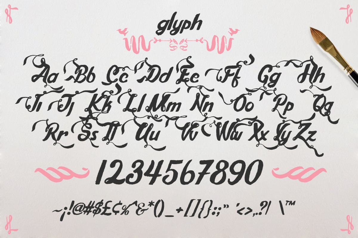 Hayze - Hand Drawn Bush Typeface preview 2
