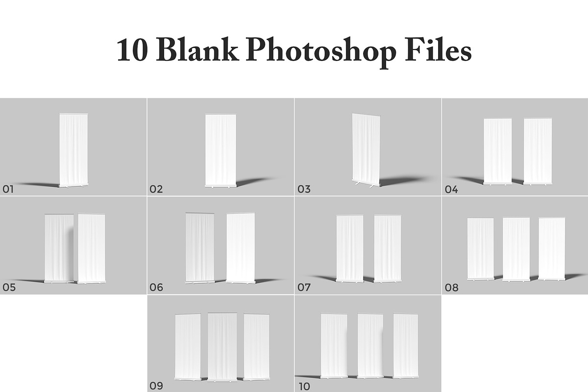 Rollup Banner Mockup, a Print Template by graphictime (Photo 12 of 12)