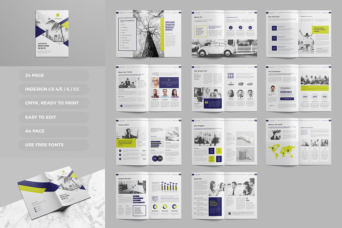 Proposal Business Brochure, a Brochure Template by Tanber Hossen (Photo 2 of 14)
