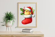 Christmas Chicken PNG Sublimation, an Illustration by Libby Wishes (Thumbnail 4 of 6)