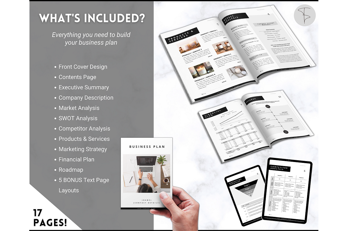 Business Plan Template, Proposal, a Marketing Template by Templatables (Photo 2 of 9)
