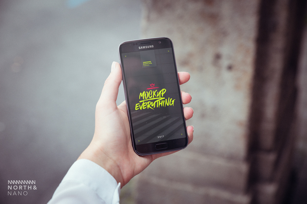 Samsung S7 PSD Mockups, an Android Mockup by North&Nano (Photo 7 of 8)