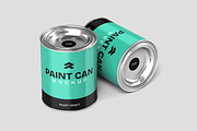 Paint Can - Mockup, a Mockup by Rometheme Std (Thumbnail 5 of 5)