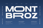 TRT Mont Broz Bold Modern Sans, a Sans Serif Font by truetype (Thumbnail 1 of 15)