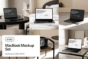 Premium MacBook Mockup Set, a Mac Mockup by The Noma Studio (Thumbnail 1 of 7)
