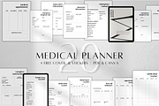 Canva Medical Planner Printable, a Stationery Template by BRANDcontent (Thumbnail 1 of 6)