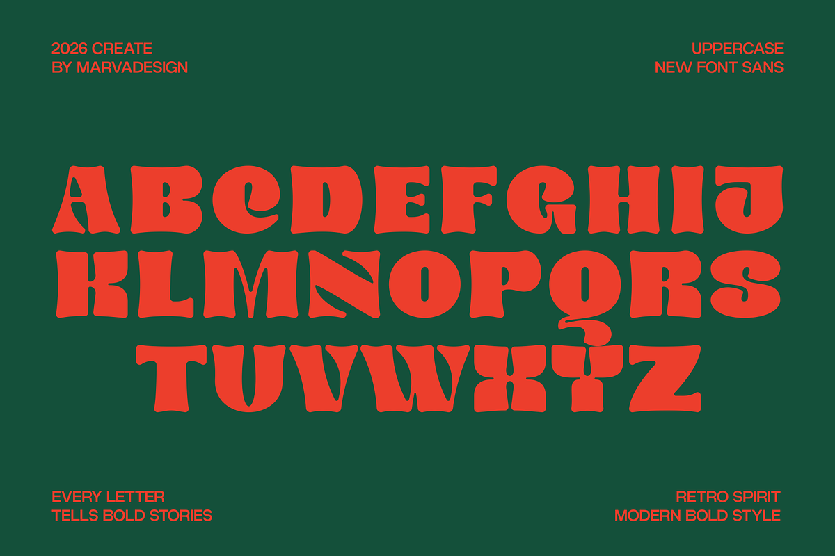 Bisre - Bold Display Font, a Sans Serif Font by Marvadesign (Photo 3 of 13)