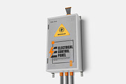 Electrical Control Box Mockup, a Product Mockup by bimockup (Thumbnail 5 of 6)