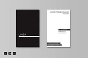 LINEA Business Card Template, a Business Card Template by Nectarine (Thumbnail 2 of 3)