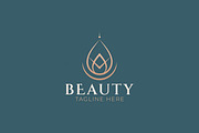 Elegant Lotus Water Drop Beauty Logo, a Branding & Logo Template by Signatoro (Thumbnail 1 of 3)