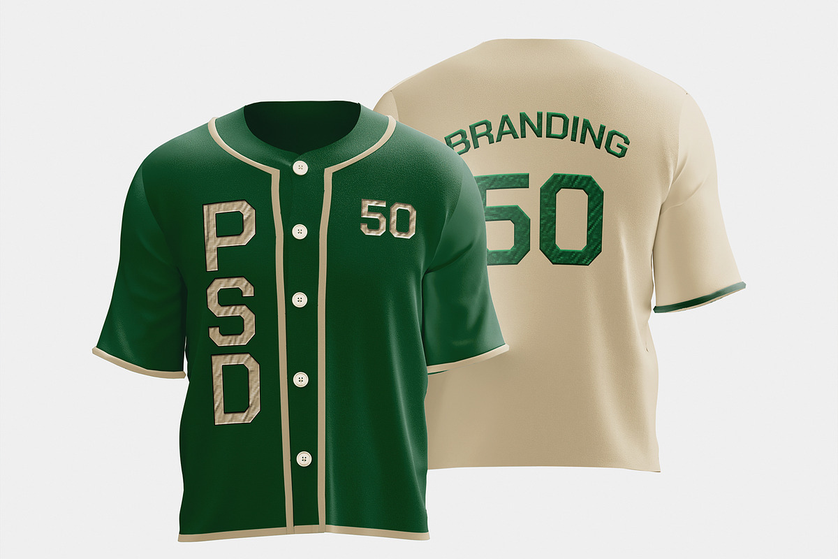 Baseball Jersey Mockup, a Shirt Mockup by Unerispace (Photo 2 of 4)