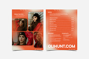 Influencer Press Kit Template, a Resume Template by vinyljunkie (Thumbnail 3 of 8)
