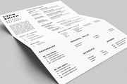 Simple Resume CV with Business Card, a Stationery Template by ND Design (Thumbnail 7 of 13)