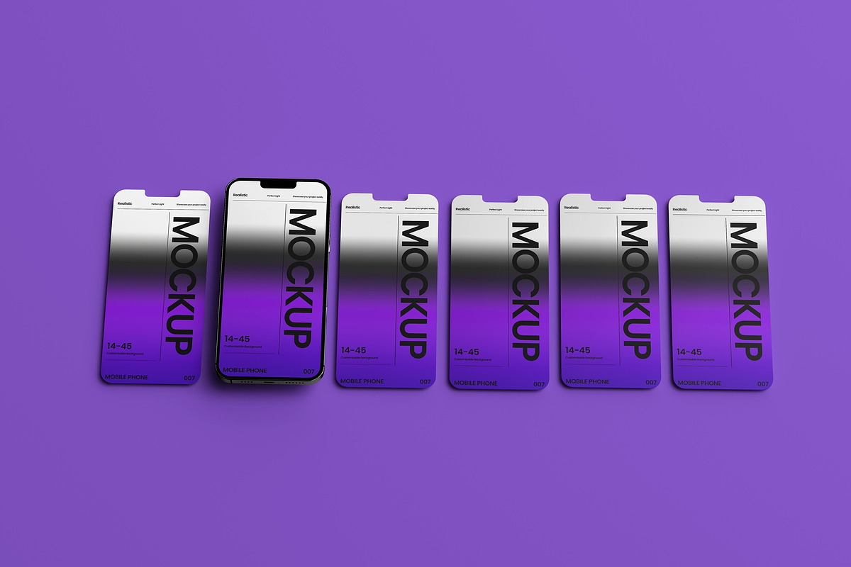 10 psd Multiscreen Iphone Mockup, an iPhone Mockup by East Gallery (Photo 8 of 10)