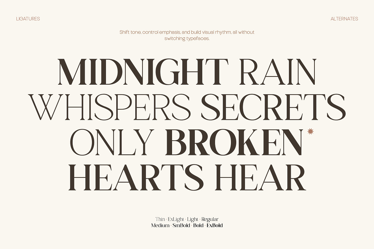 TT Gateral – Elegant Serif Typeface, a Serif Font by truetype (Photo 2 of 15)