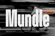 Mundle Bold Condensed Display Font