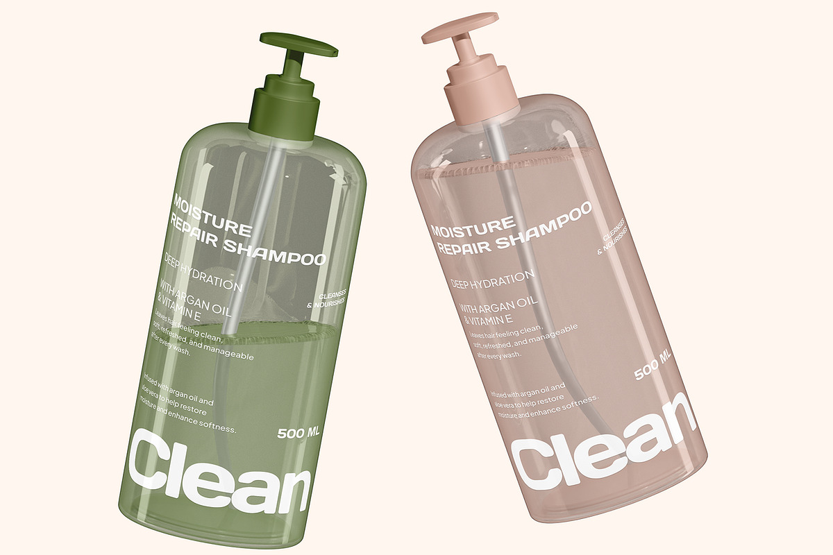 Shampoo Pump Bottle Mockup, a Packaging Mockup by Permadi Creative (Photo 5 of 5)
