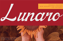 Lunaro - Handwritten Script Font