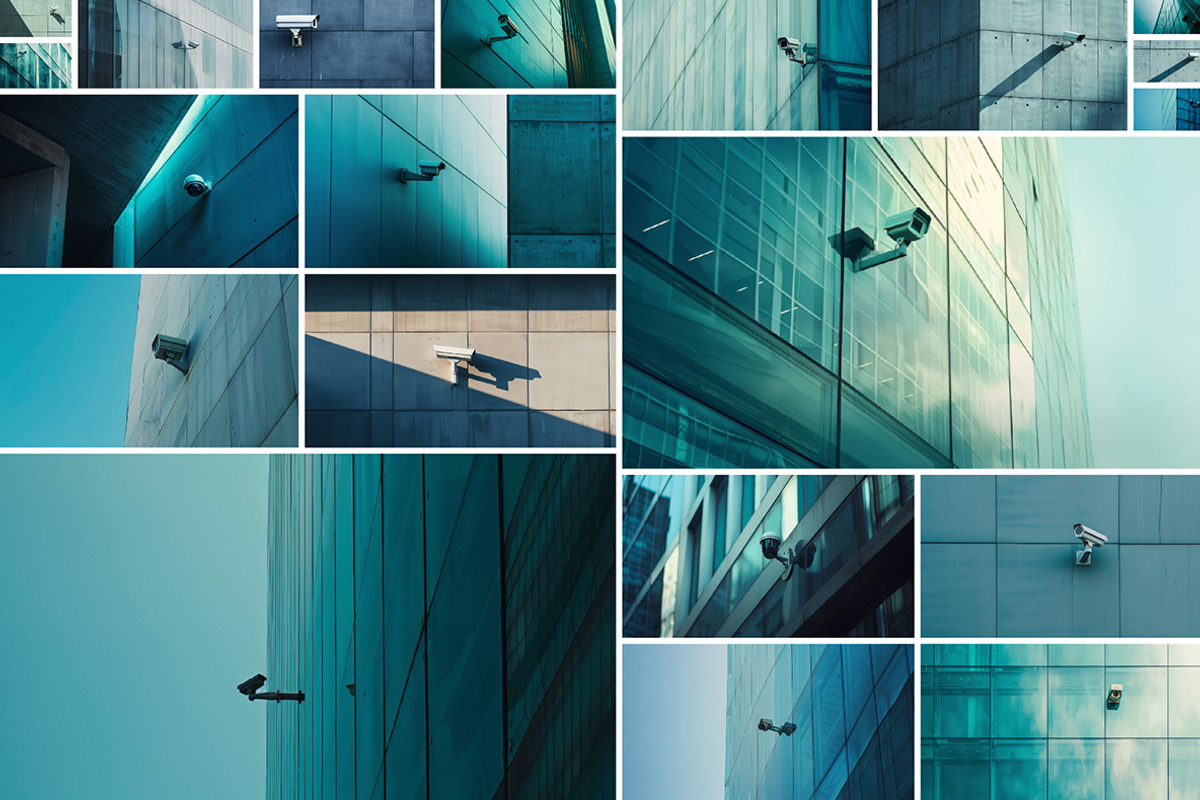 87 CCTV cameras, a Technology Photo by Handmadefont (Photo 5 of 12)