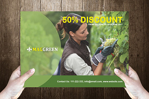 Greenvo Post Card Template