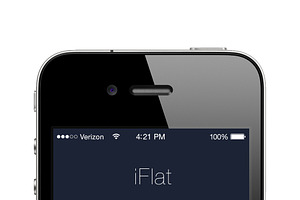 Flat IPhone App Template