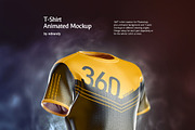 T-Shirt Animated Mockup, a Shirt Mockup by rebrandy (Thumbnail 1 of 14)