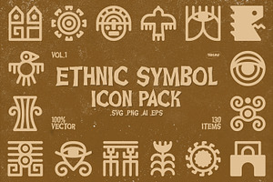 Ancient Folk Icons Vol 1, a Solid Icon by Tekuni