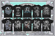 100 Astronaut Cartoon Designs Bundle, an Illustration by roach_graphic (Thumbnail 8 of 16)