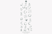 apothecary clipart vintage collectio, a Decorative Illustration by Patishop Art (Thumbnail 9 of 10)