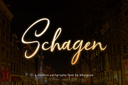 Schagen Script, a Script Font by khurasan (Thumbnail 1 of 5)