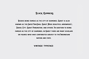 Black Gumners Vintage Typeface, a Font by Yukita Creative (Thumbnail 2 of 10)