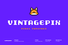 Vintagepix - Bold Pixel Typeface